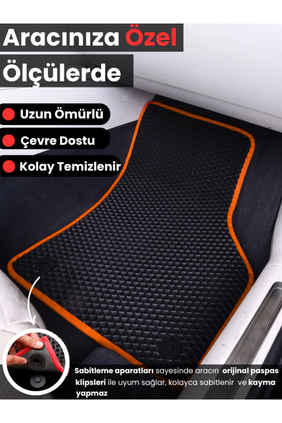 LAND-ROVER-DİSCOVERY-SPORT-(2015-2019) İÇİN EVA İÇ PASPAS TAKIMI (METAL TOPUKLUK DAHİL)