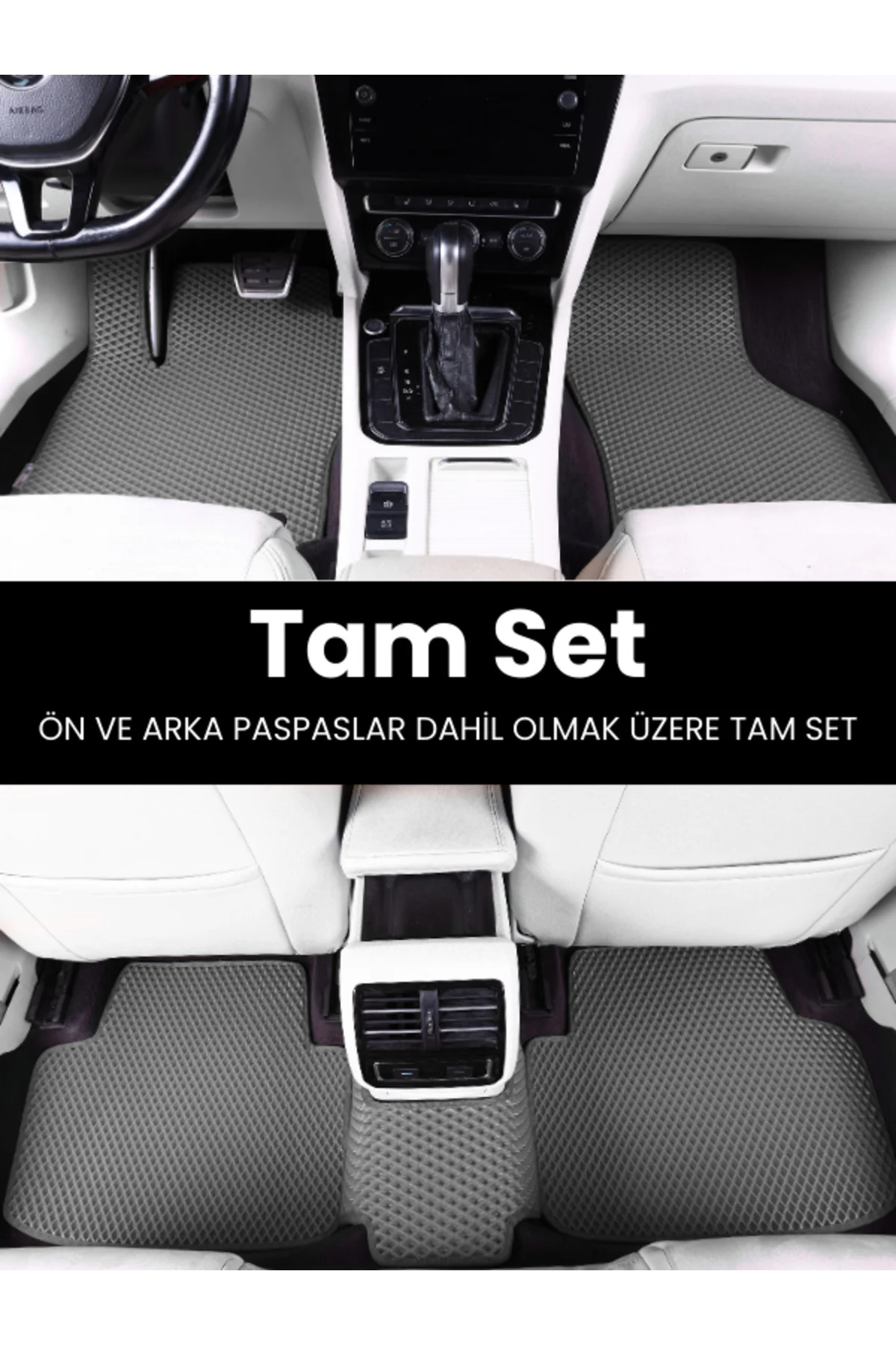 BMW-3 SERİSİ-F30-SEDAN-(2012-2019) İÇİN EVA İÇ PASPAS TAKIMI (METAL TOPUKLUK HARİÇ)