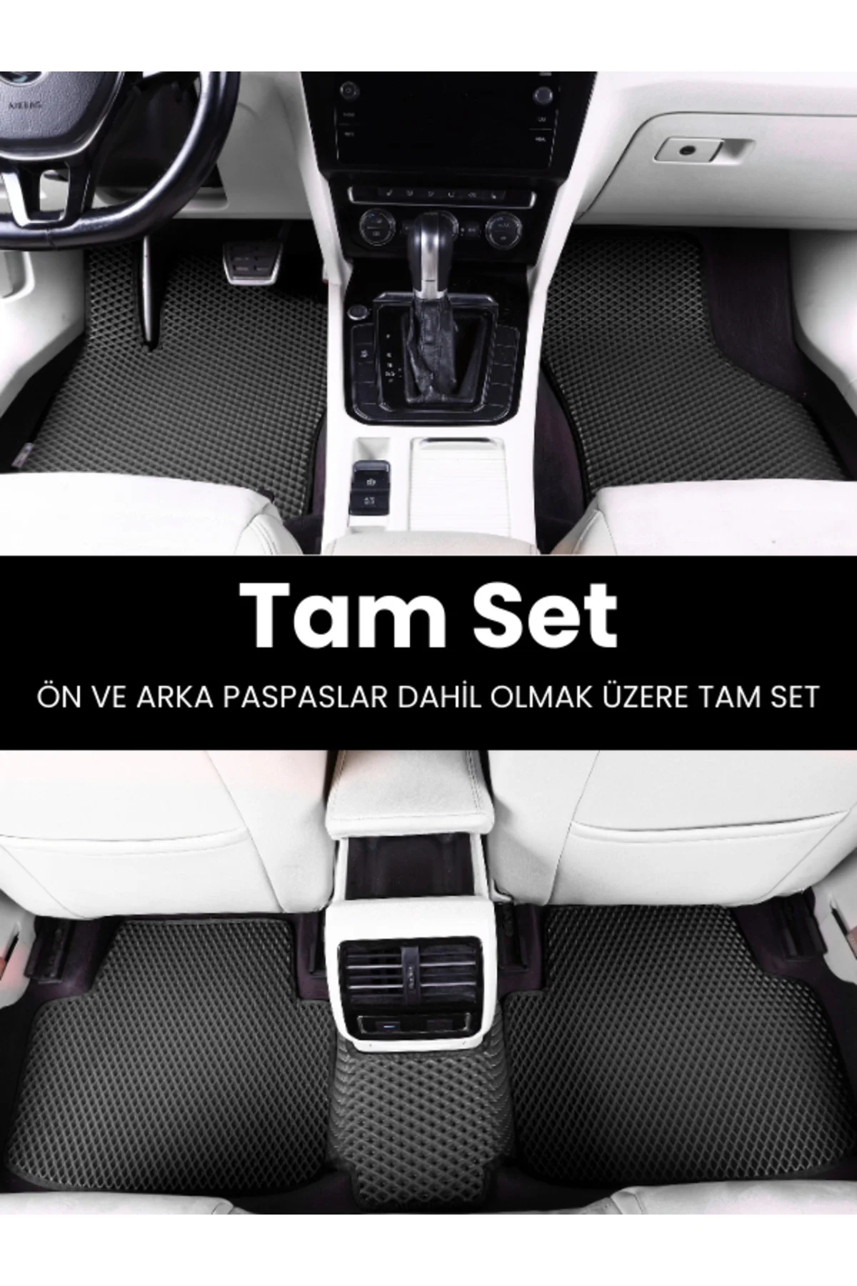 VOLKSWAGEN-T-ROC-(2017-2025) İÇİN EVA İÇ PASPAS TAKIMI (METAL TOPUKLUK HARİÇ)