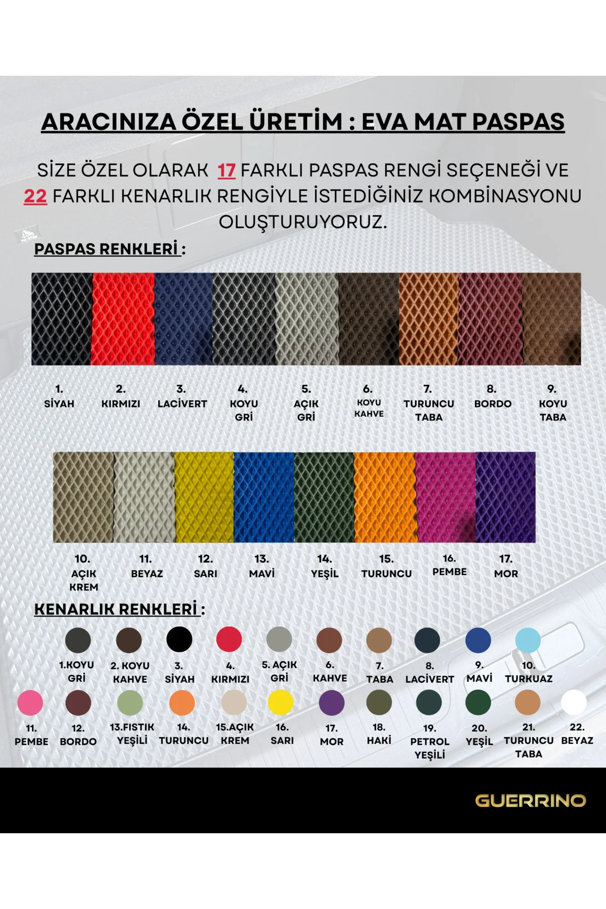 OPEL-CORSA C-(2000-2006) İÇİN EVA BAGAJ HAVUZU